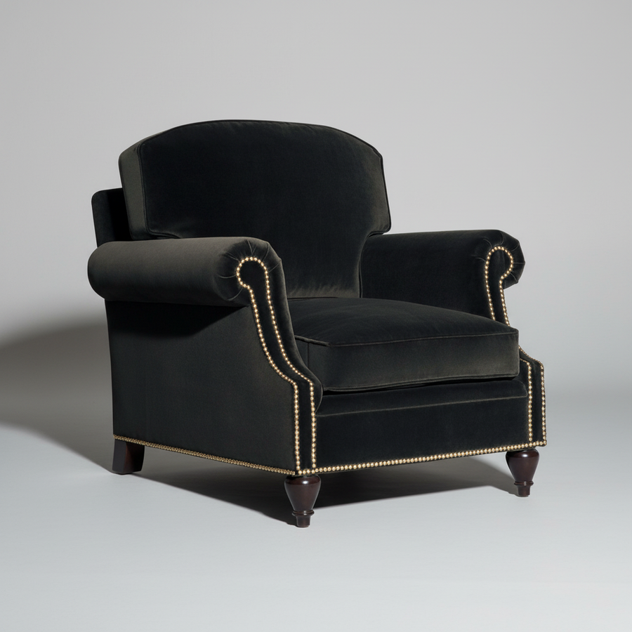 The Noir Regent Chair – Statement Accent Chair