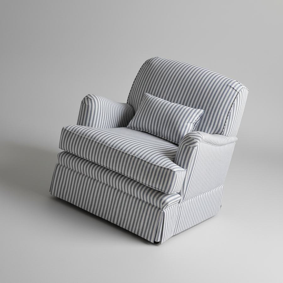 The Hampton Stripe Chair – styled in a room setting
