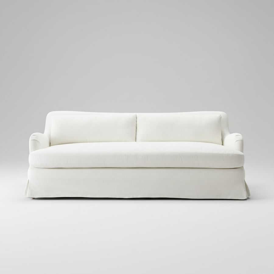 Linden Sofa — Modern Tailored Lounge, made to order by Peacock Life