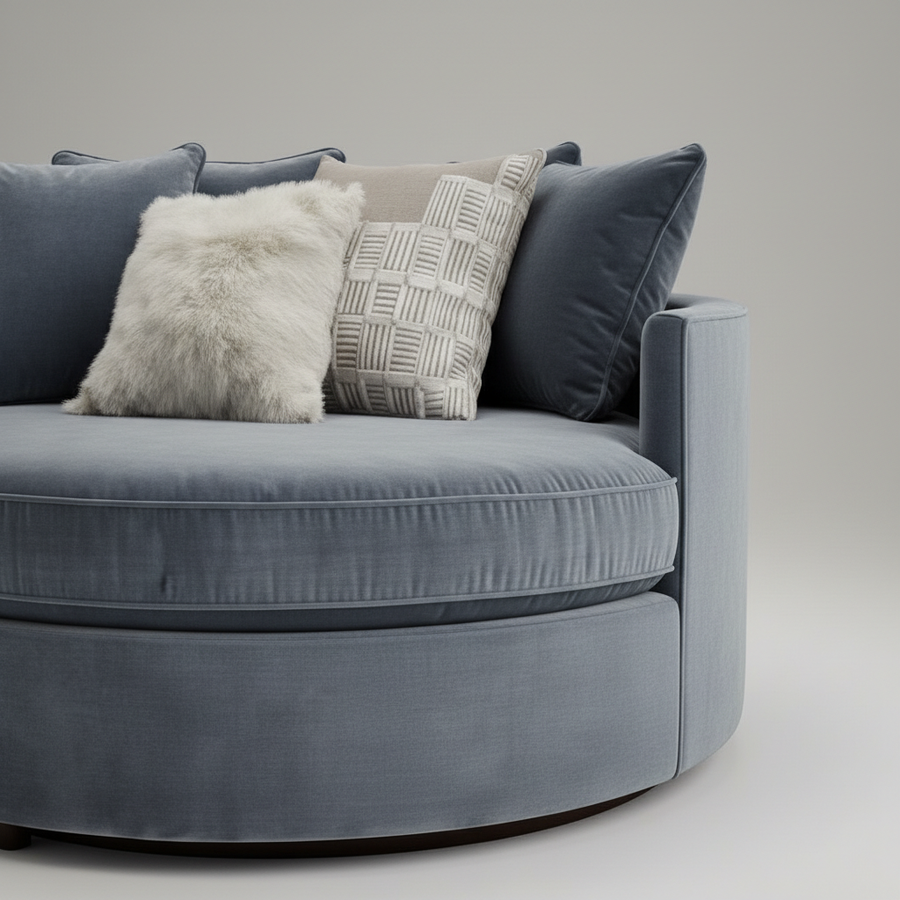 The Sloane Round Chair – styled in a room setting