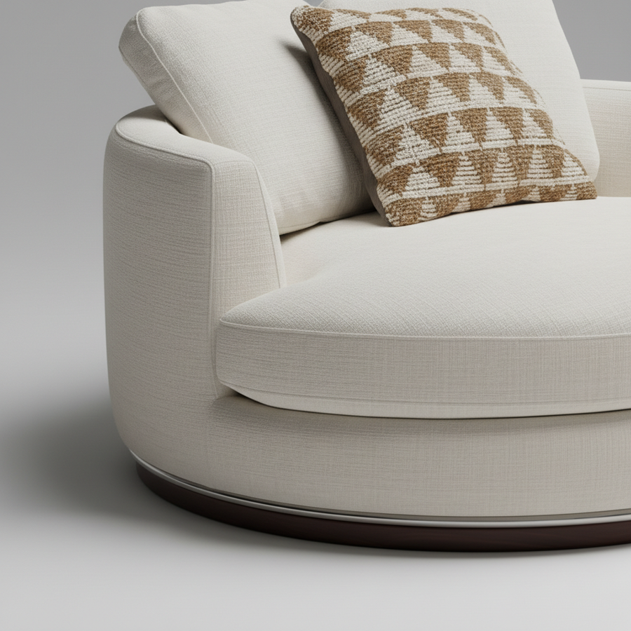 Ivory Nest Lounge – side profile