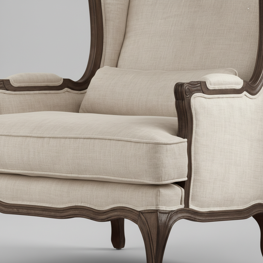 The Beaumont Wing Chair – styled in a room setting