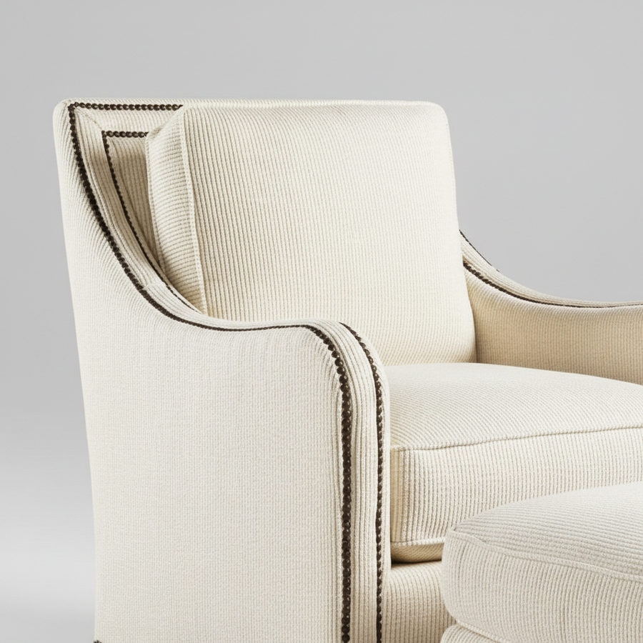 The Belgravia Lounge Chair – styled in a room setting