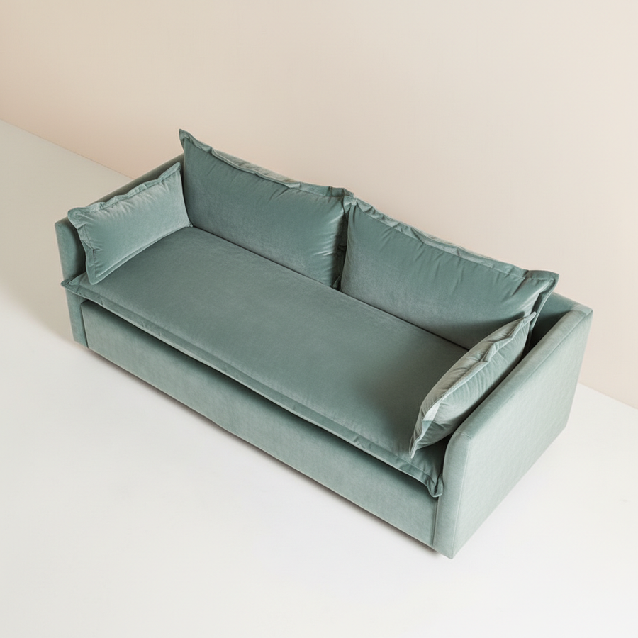 Arcadia Sofa — Tailored Modern Lounge, made to order by Peacock Life — view 3