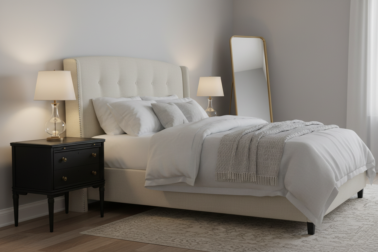 Eclipse Noir Bedside Chest