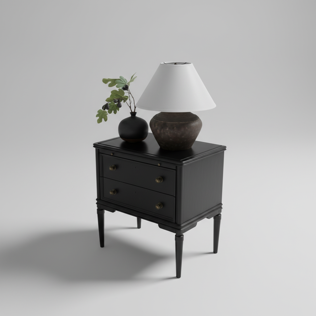 Eclipse Noir Bedside Chest