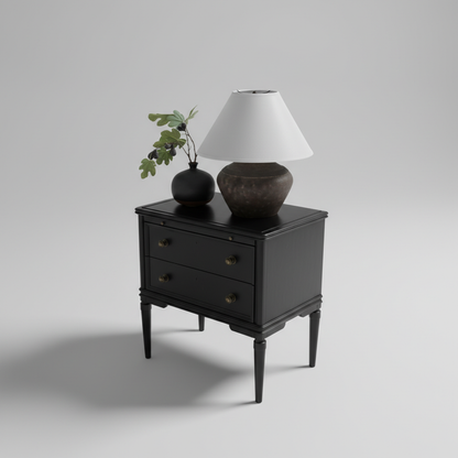 Eclipse Noir Bedside Chest