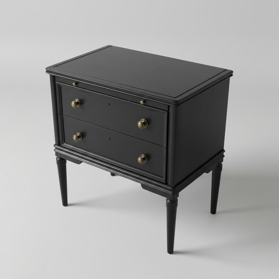 Eclipse Noir Bedside Chest
