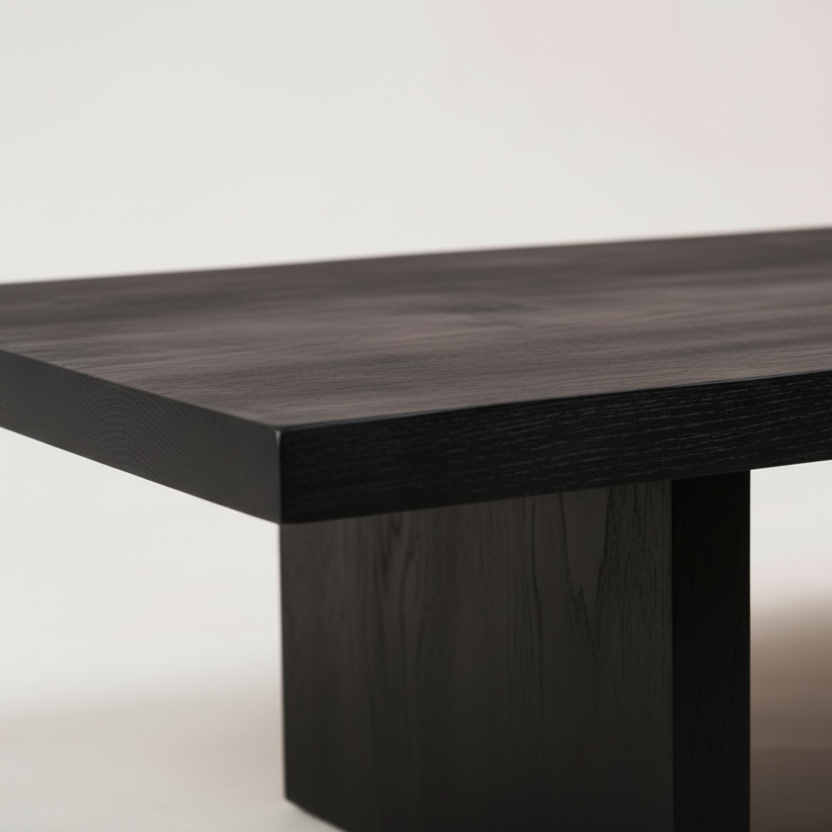 Obsidian Slab Table