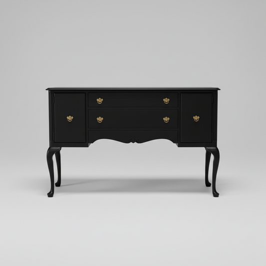 Midnight Curved Leg Console