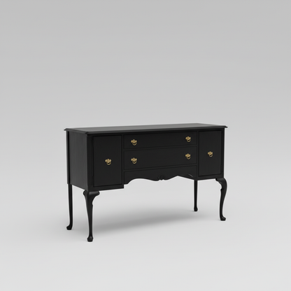 Midnight Curved Leg Console