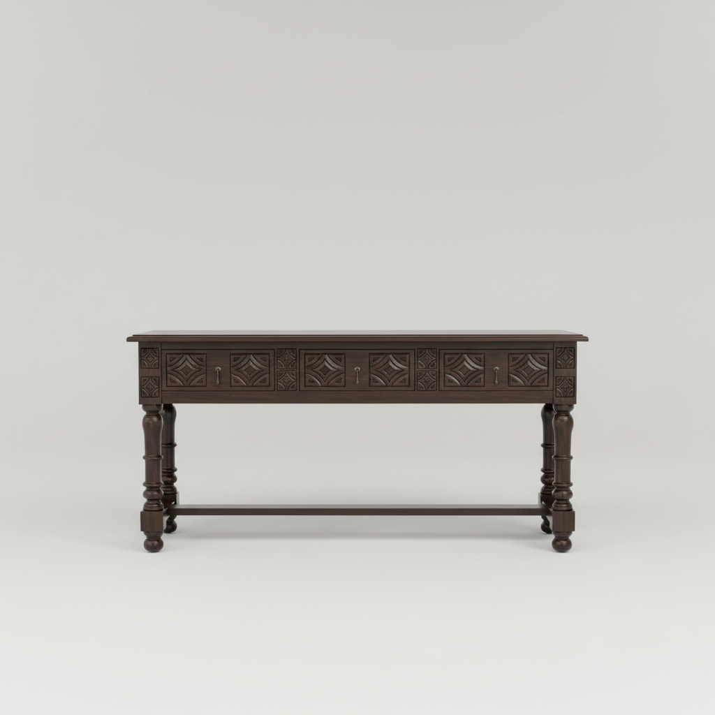 Heritage Panelled Console Table