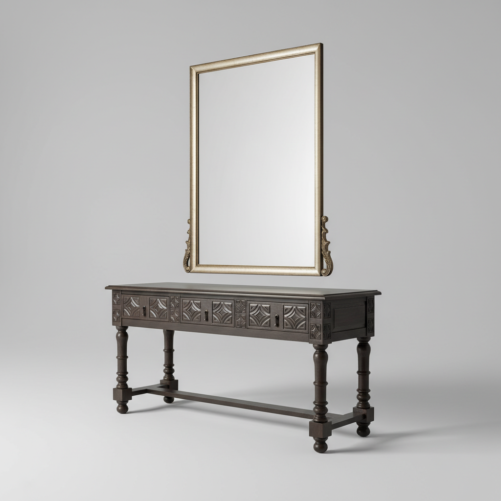 Heritage Panelled Console Table