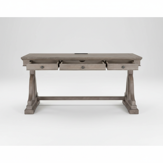 Stonewash Pedestal Console