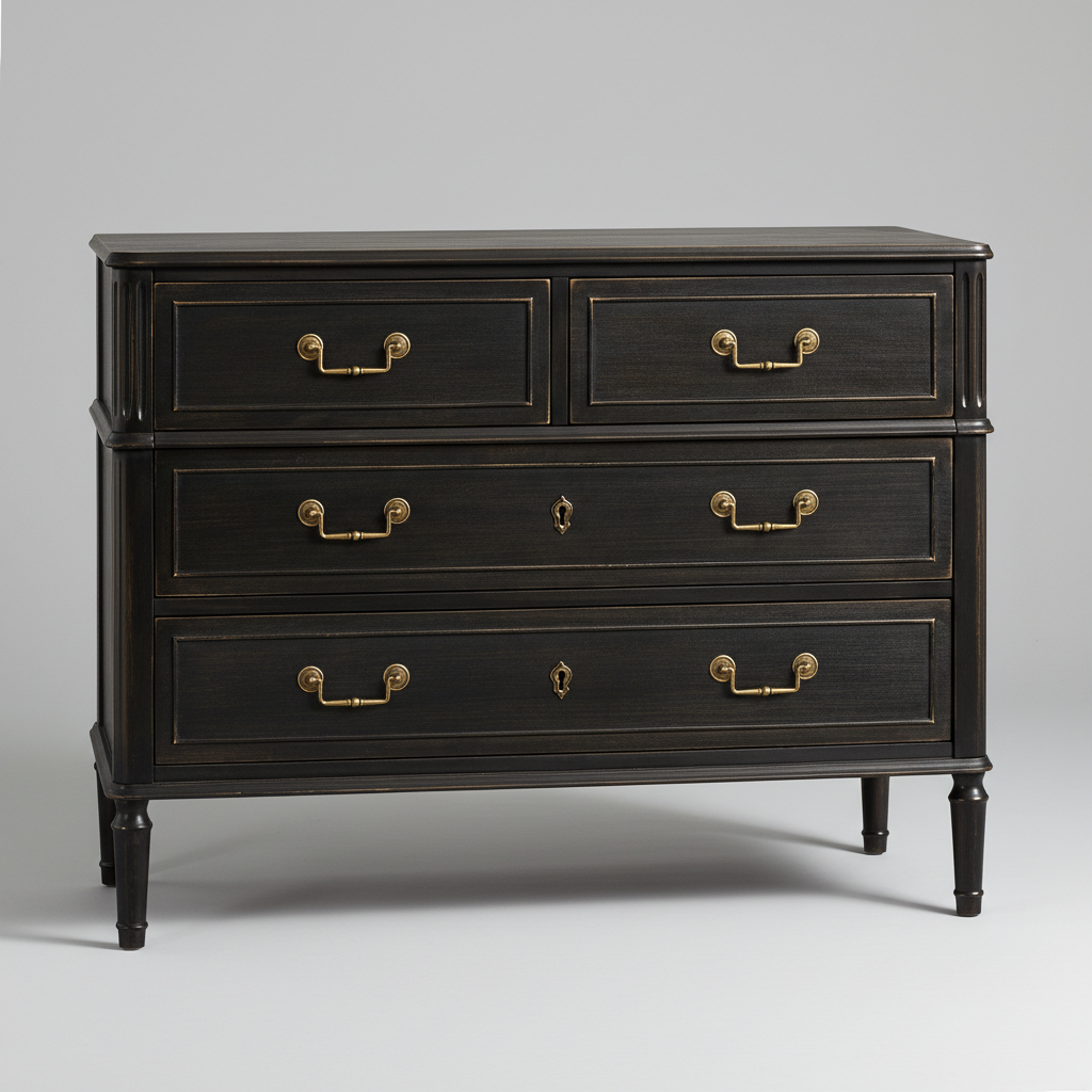 Noir Drawer Console Chest