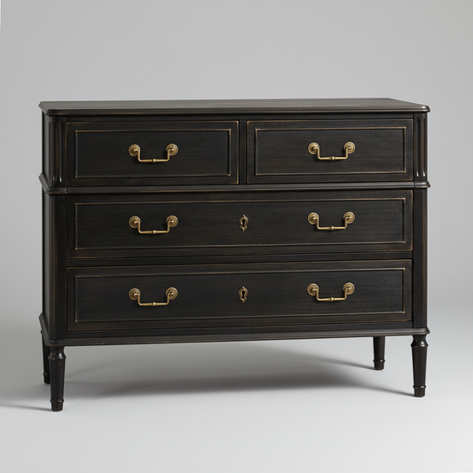 Noir Drawer Console Chest