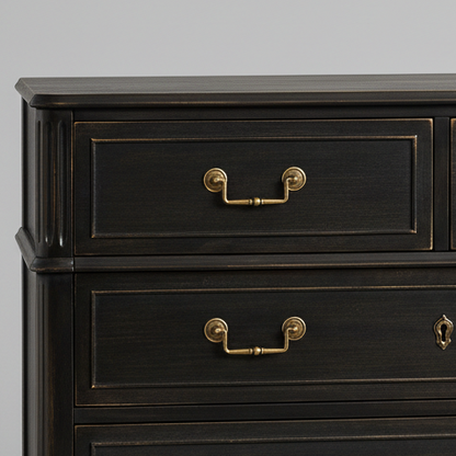 Noir Drawer Console Chest