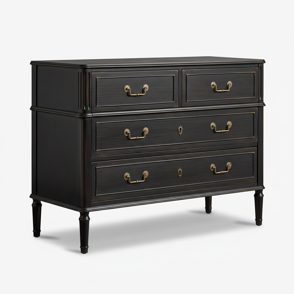 Noir Drawer Console Chest