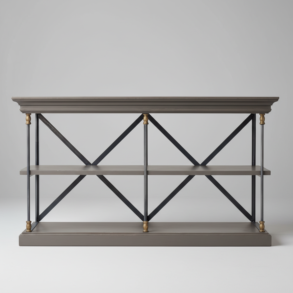Industrial Cross-Brace Display Console