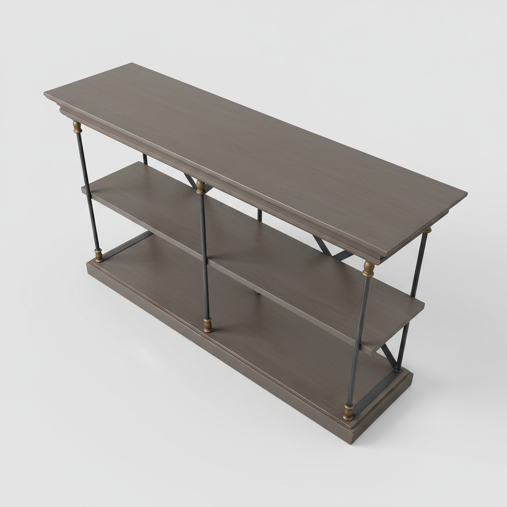 Industrial Cross-Brace Display Console