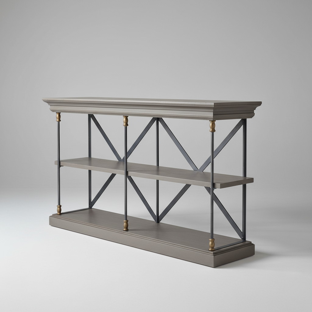 Industrial Cross-Brace Display Console