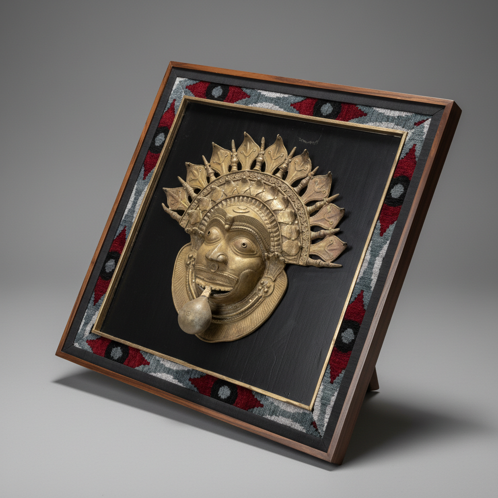 Kirtimukha Brass Mask (One of One)