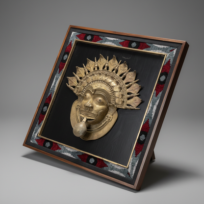 Kirtimukha Brass Mask (One of One)