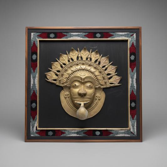 Kirtimukha Brass Mask (One of One)