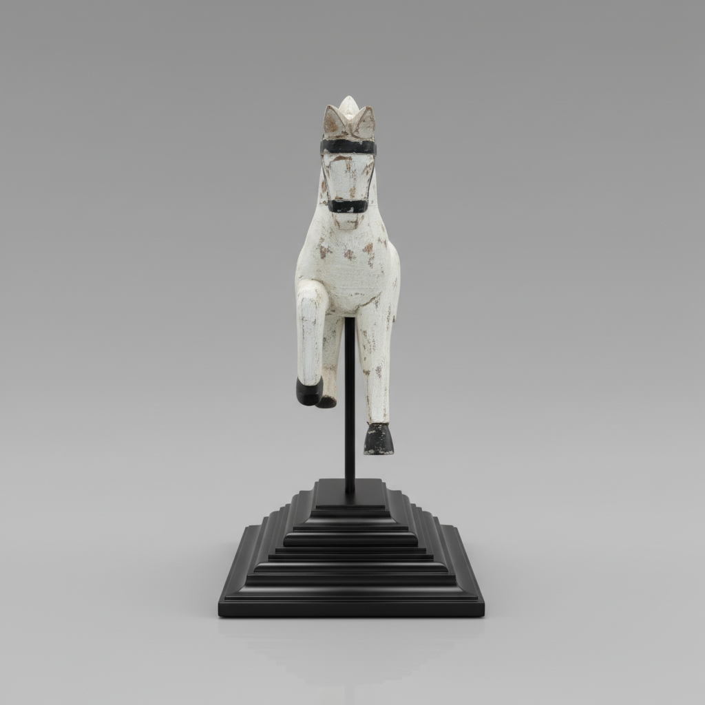 The White Horse — Antique Folk Sculpture
