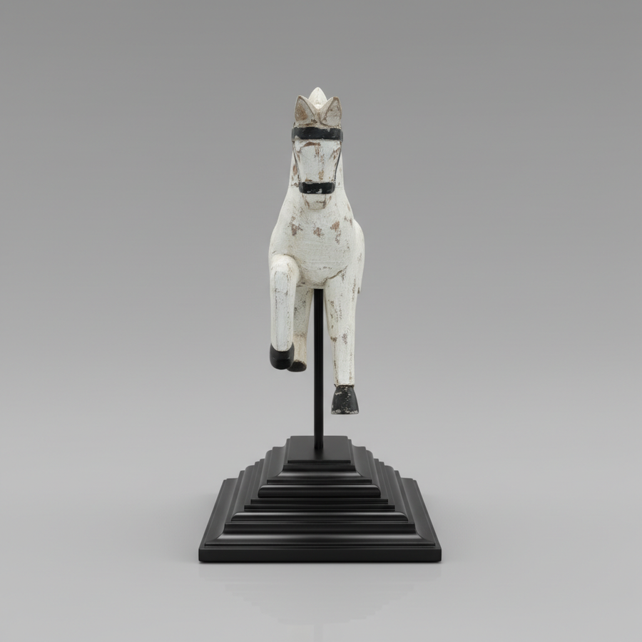The White Horse — Antique Folk Sculpture