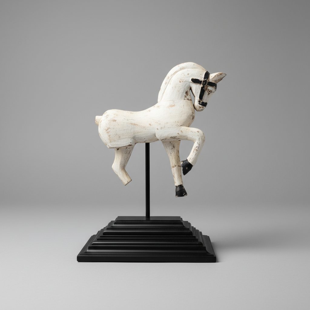 The White Horse — Antique Folk Sculpture