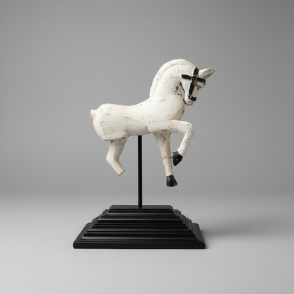 The White Horse — Antique Folk Sculpture