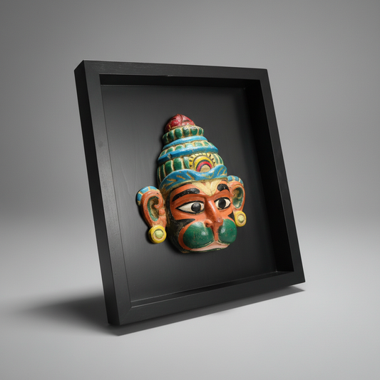 Hanuman — Painted Folk Mask