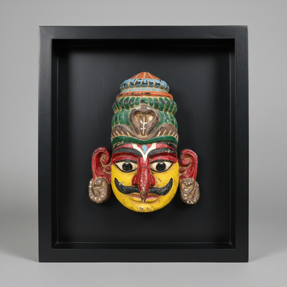 Shiva — Painted Folk Mask