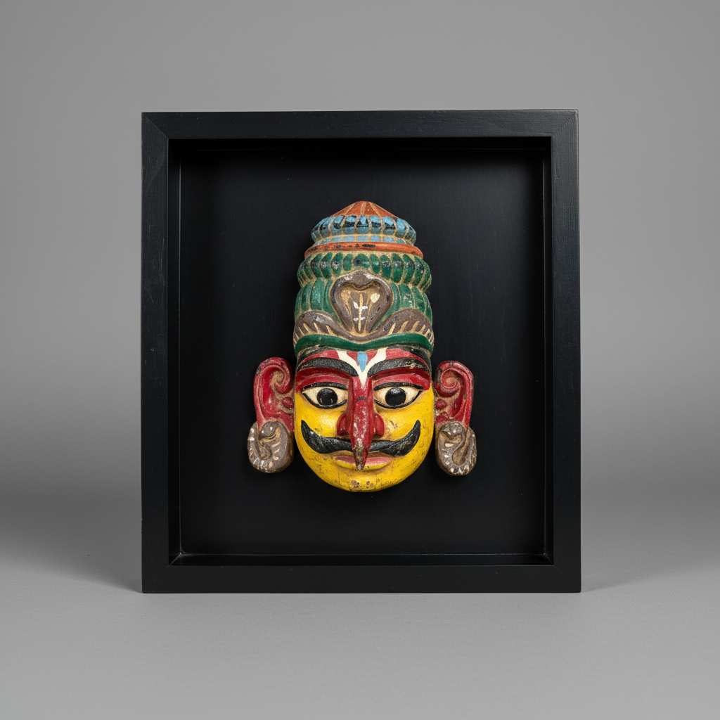 Shiva — Painted Folk Mask