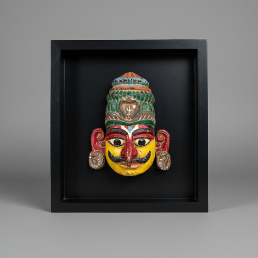 Shiva — Painted Folk Mask