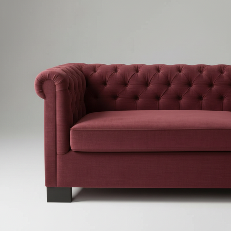 Chesterfield Sofa — Deep Button Tufted, made to order by Peacock Life — view 5