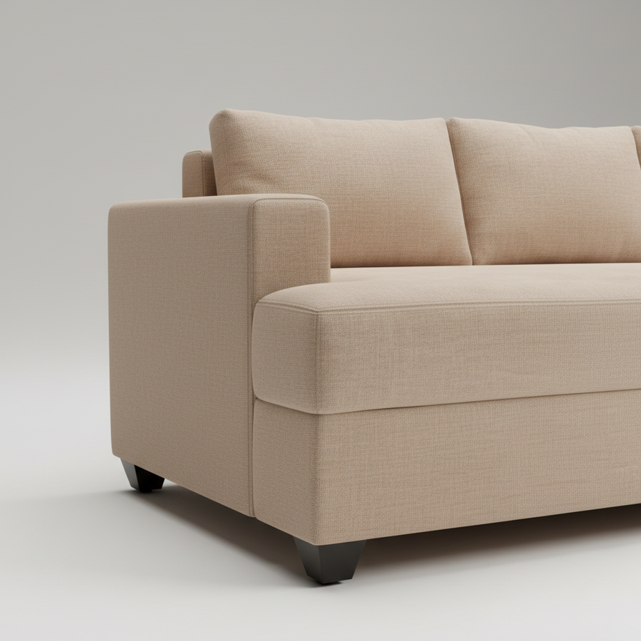 The Baug Sofa — Clean-Lined Lounge, made to order by Peacock Life — view 5