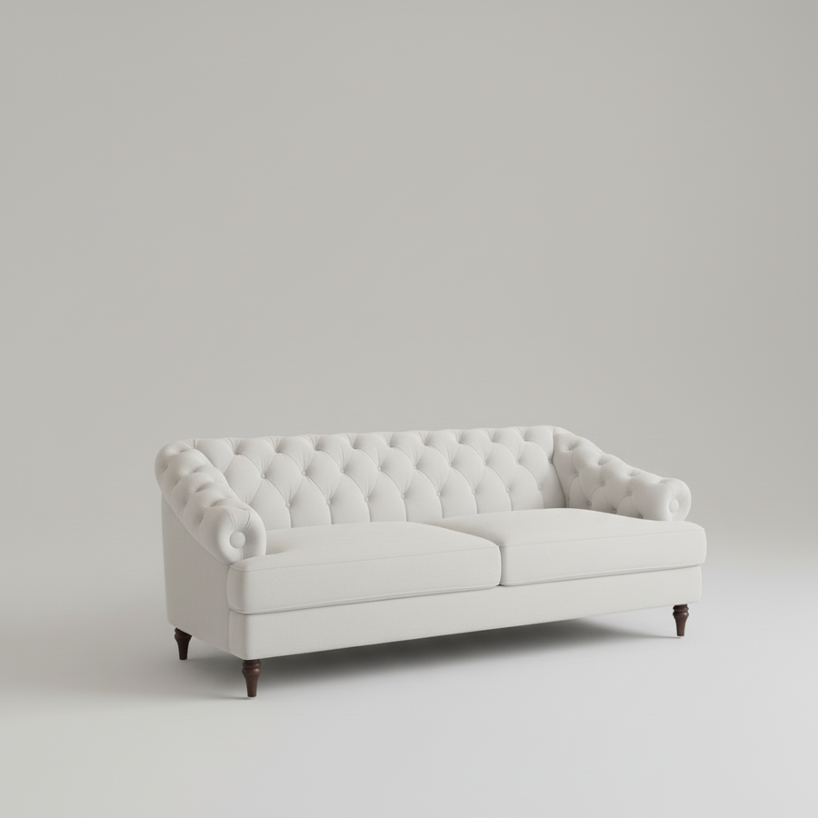 Doś Chesterfield Sofa — Modern Tufted, made to order by Peacock Life — view 3