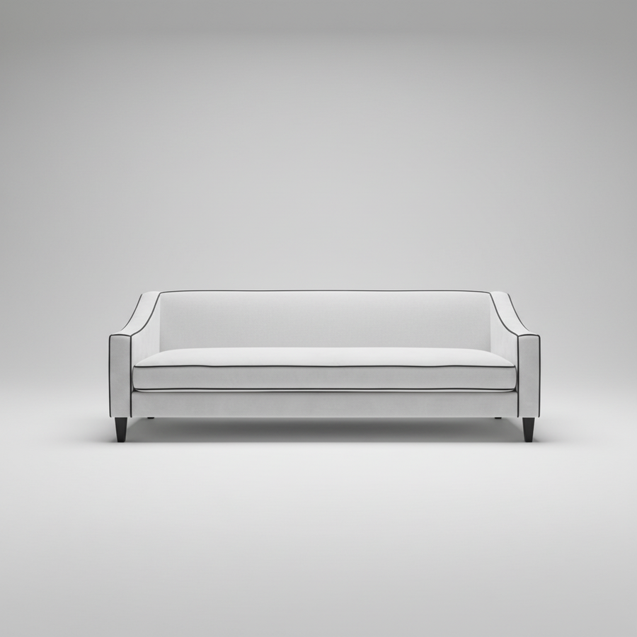 The Majestic Sofa — Architectural Lines, made to order by Peacock Life — view 3