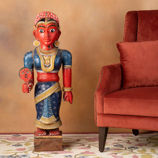 Vintage Chikku Statue Blue (One of One)