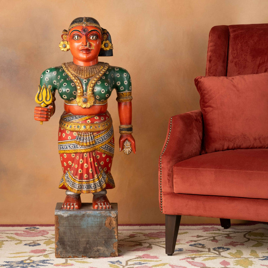 Vintage Chikku Statue Green (One of One)