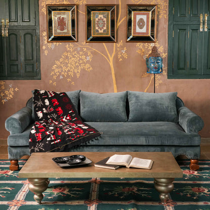 Scalloped Day Bed Sofa