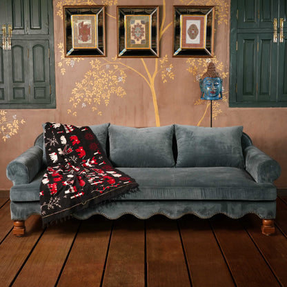 Scalloped Day Bed Sofa