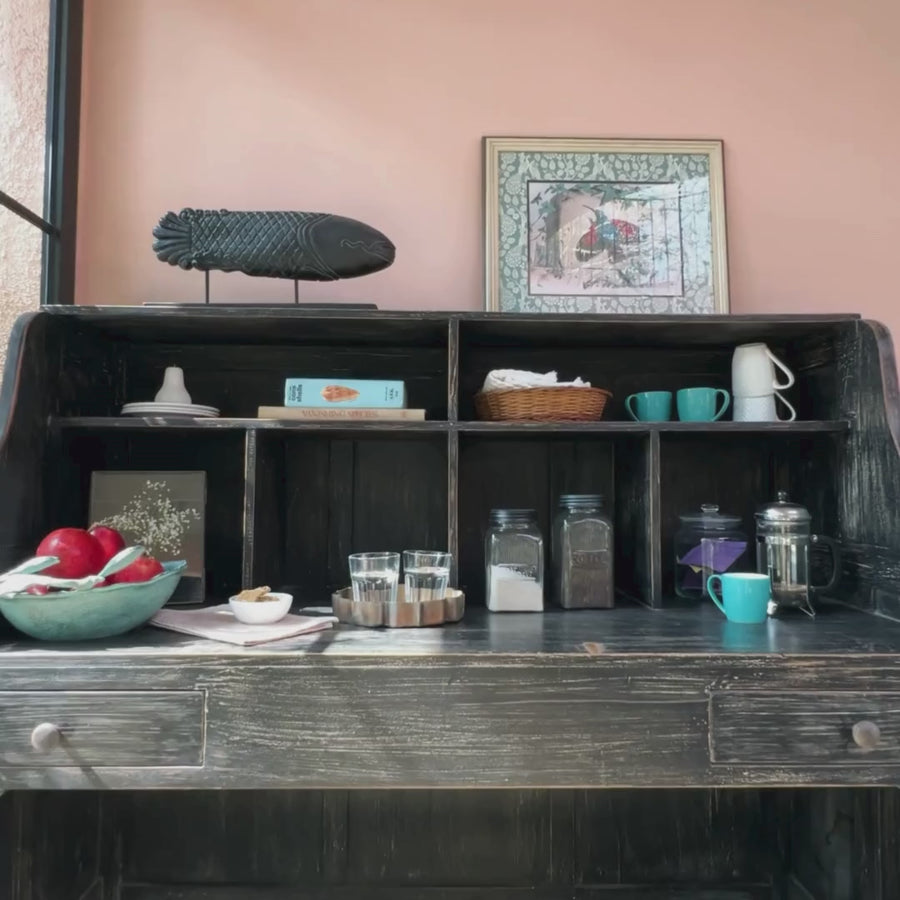 Relics Charcoal Desk