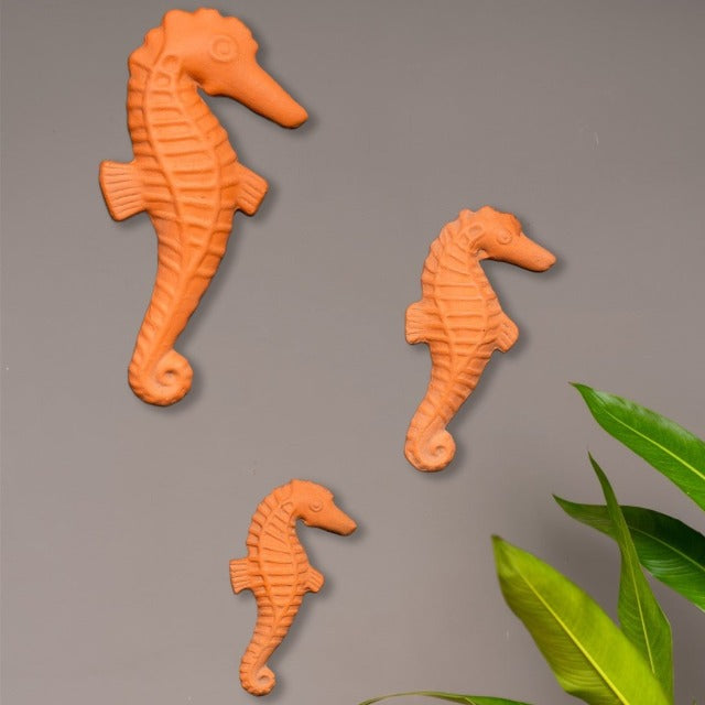 Sea Horse Wall Decor - Peacock Life by Shabnam Gupta