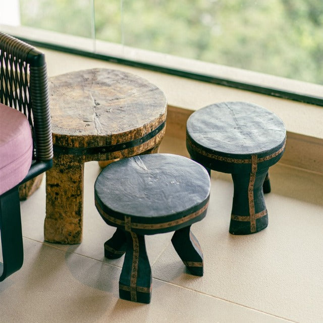 Mushroom Stool - Peacock Life by Shabnam Gupta