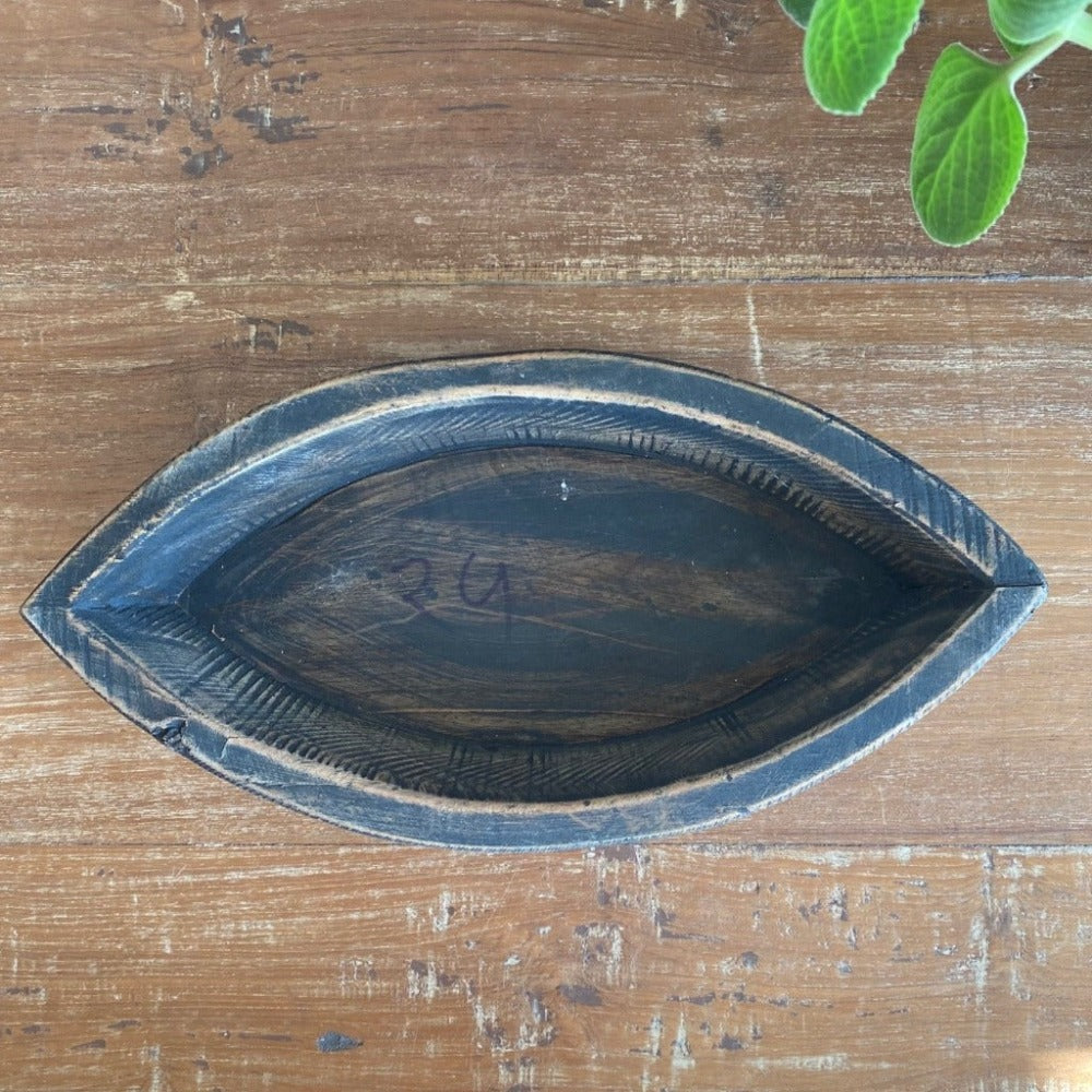Wooden Boat Bowls - Peacock Life by Shabnam Gupta