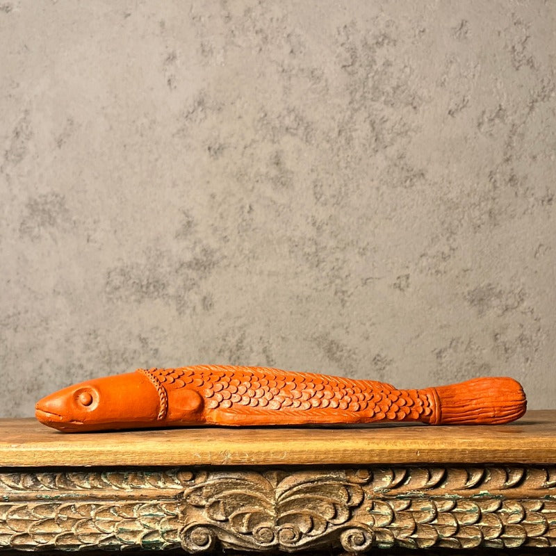 Terracotta Fish Decor - Peacock Life by Shabnam Gupta