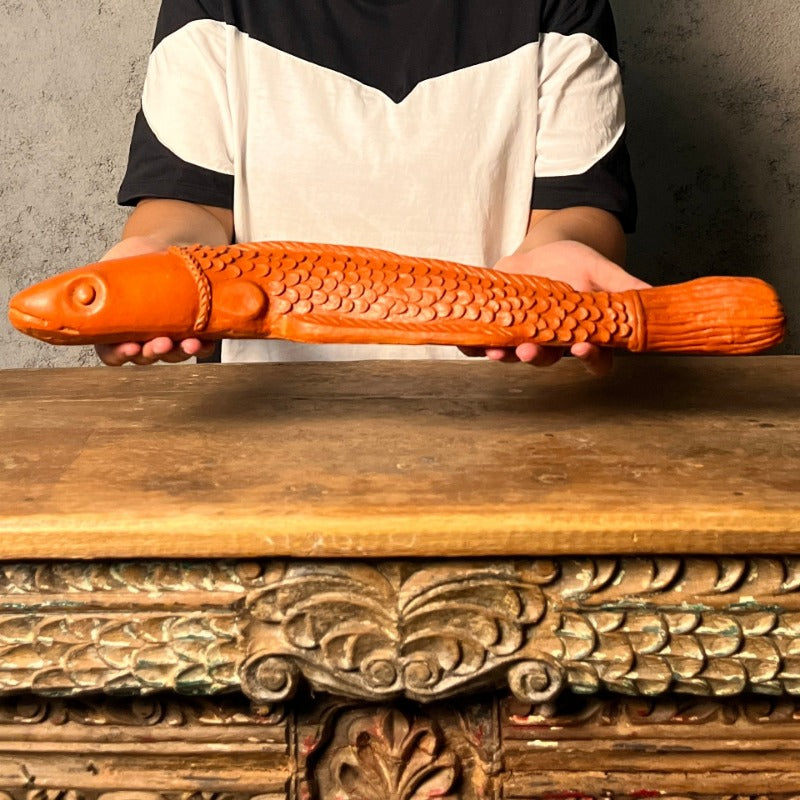 Terracotta Fish Decor - Peacock Life by Shabnam Gupta
